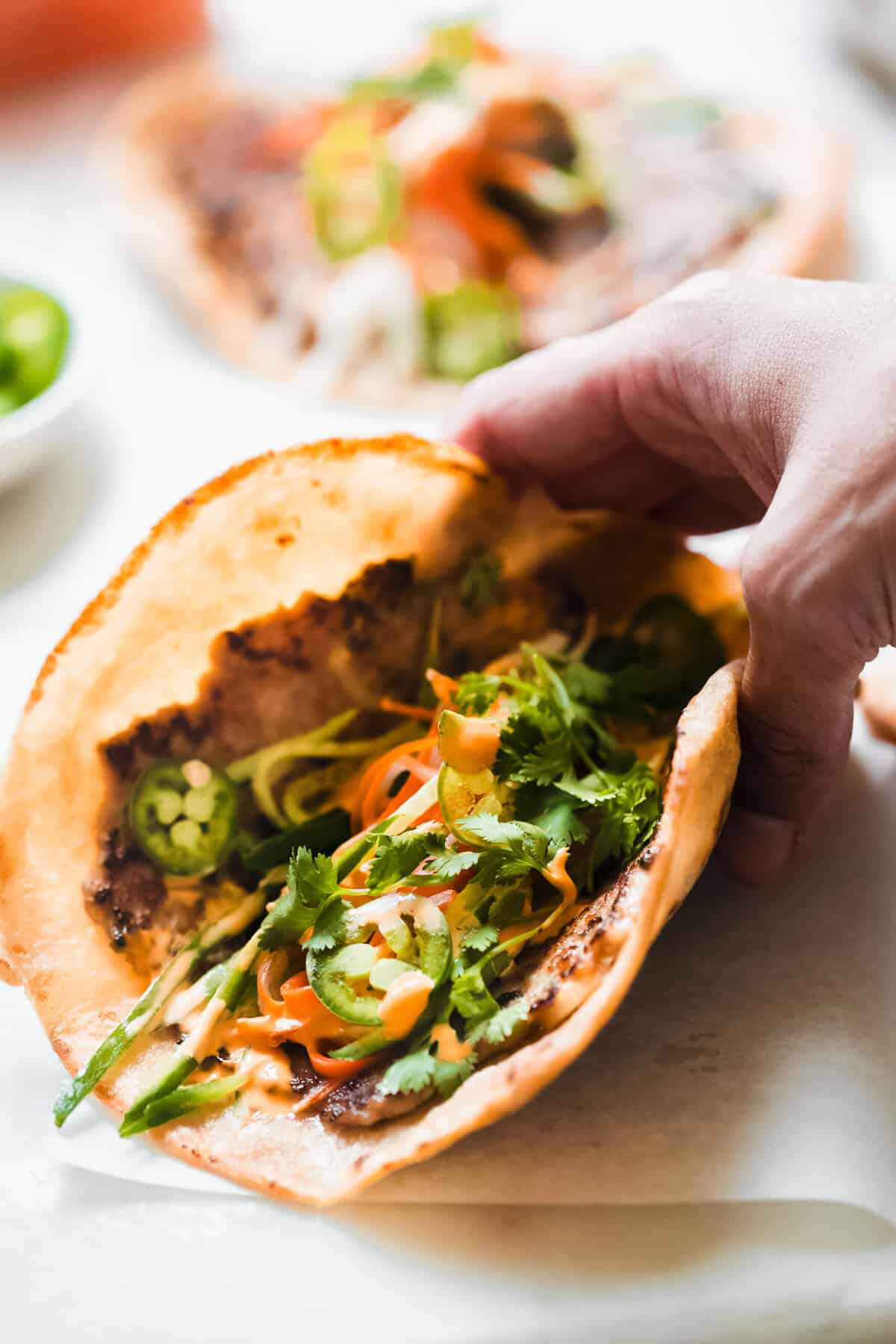 Banh Mi Smash Tacos