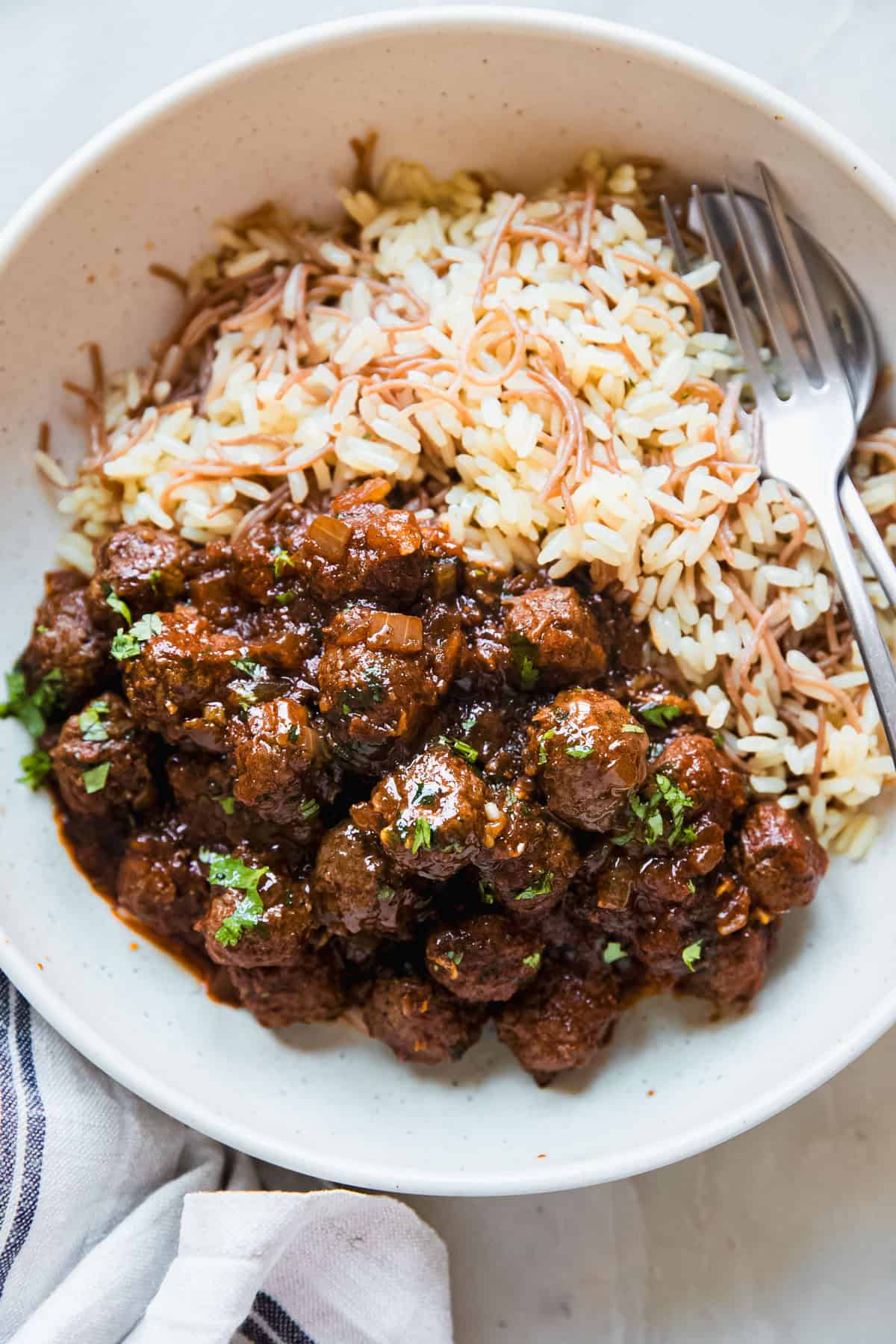 Mini Meatball Stew Recipe | Little Spice Jar