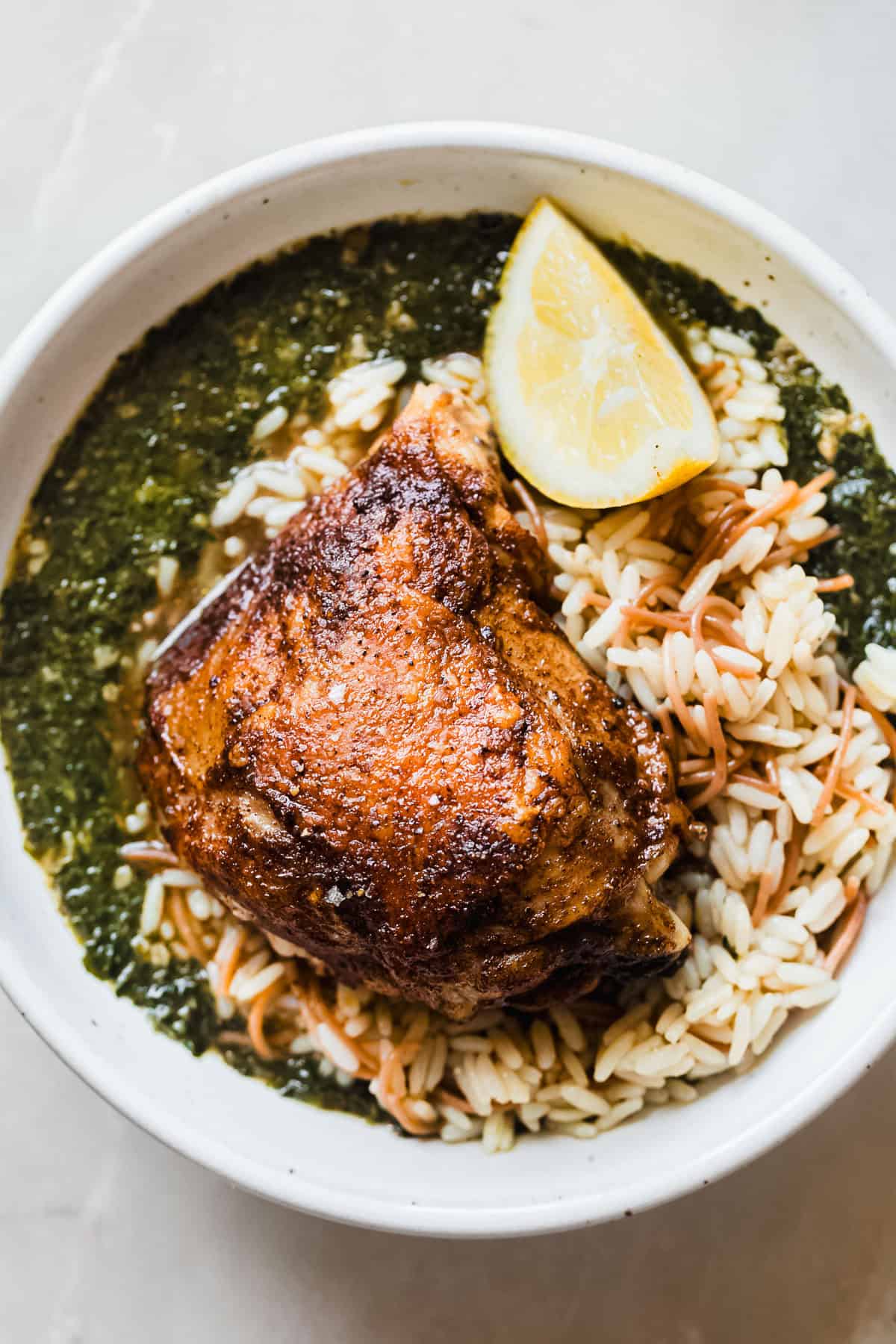 Molokhia (Garlicky Greens Stew)