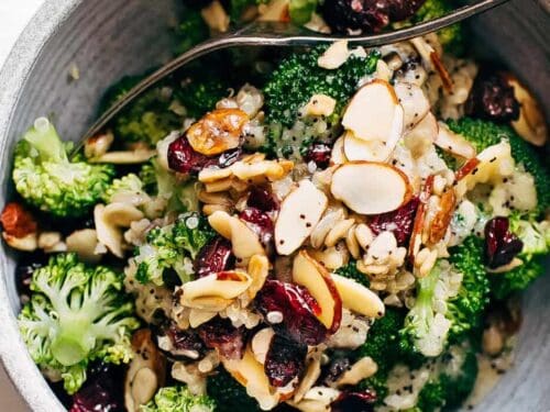 Superfood Broccoli Salad with Creamy Poppyseed Dressing