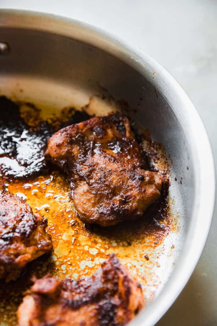 chipotle chicken after cooking
